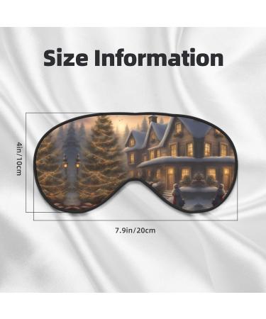 SSIMOO Merry Christmas Ultra-Soft Light-Blocking Eye Mask for Comfort & Restful Sleep International Shipping Available - Buy Online on GoSupps.com