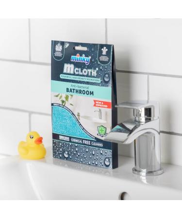 M Cloth Bathroom Pack of 9 Anti-Bacterial Protection Powerful High Density Microfibre With Non-Scratch Technology Dual Sided For Powerful & Effective Cleaning - Buy Online on GoSupps.com