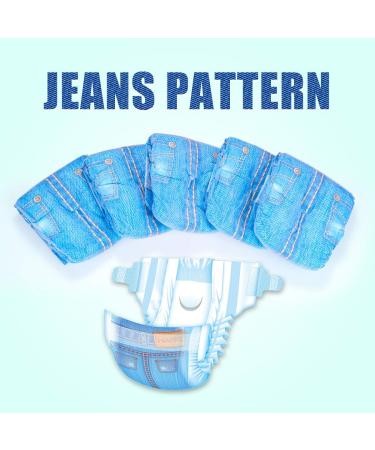 Pet Soft Female Diapers - Super Absorbent Denim Cowboy Style 3 Bags (24pcs) - Disposable Dog Diapers for Puppies - Buy Online on GoSupps.com