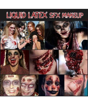 CHASPA Light Flesh Liquid Latex SFX Makeup 6.8 FL.OZ for Halloween Costumes & Special Effects - Skin Glue for Monster, Zombie, Scar & Wound Makeup - Buy Online on GoSupps.com