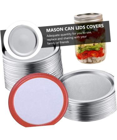 OUNONA 54pcs Mason Jar Lids Solid Sealing Cap Tinplate - Buy Online on GoSupps.com