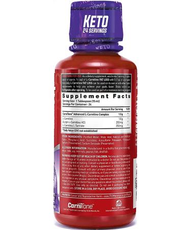 iSatori L-Carnitine Liquid Fat Burner 1500mg - Mixed Berry Flavor | Stimulant-Free Metabolism Activator for Keto Weight Loss - 24 Servings - Buy Online on GoSupps.com