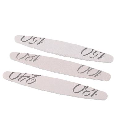 3 Pieces Nail File Set for Manicure Tool Washable and Reusable Nail Buffer File Block Professional Care Suitable for Nails Toenails and Acrylic Nails Easy to Use