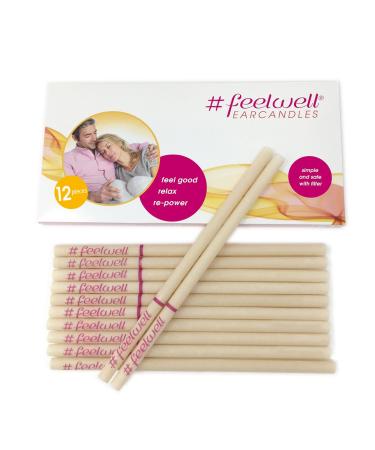 12 Pieces (6 Pairs) BIOSUN Feelwell Earcandles With Safety Filter