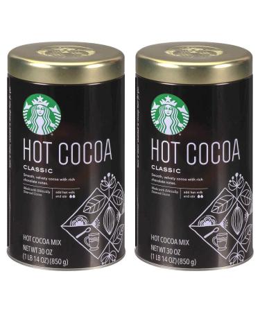 Starbucks Classic Hot Cocoa Mix - 30oz Tin (2 Pack) - Buy Online on GoSupps.com