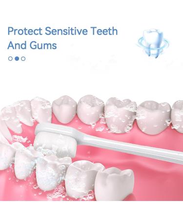 10-Pack Soft Bristle Toothbrushes for Adults & Children | Micro-Nano Handwear Design | Sensitive Teeth & Gums Care - Buy Online on GoSupps.com