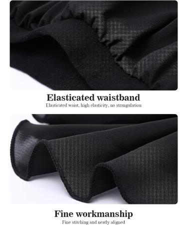 PLIKSUVER Women Ballet Wrap Skirt | Chiffon Dance Skirt with Elastic Waistband - Black | Adult Large - Buy Online on GoSupps.com