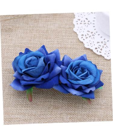 FRCOLOR Bridal Hair Accessories bridal Hair Pin rose flower hair clip tiara rose flower side side hair bridal tiara bridal headpieces for jewelry bride Flower Hair Accessories - Buy Online on GoSupps.com
