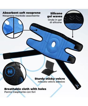 Buy X-Pro Sport Knee Brace with Side Stabilizers - Adjustable Patella & Meniscus Support - Professional Breathable Orthopedic Bandage for Men & Women - International Shipping Available - Buy Online on GoSupps.com