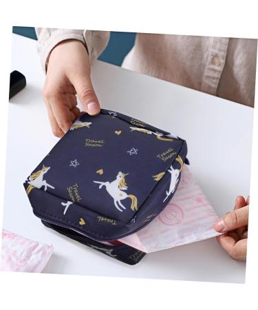 Plafope 4-Piece Women's Storage Bags - Tampon & Hygiene Wall Organizer - Stylish Binding Storage Pockets for Menstrual Products - Buy Online on GoSupps.com
