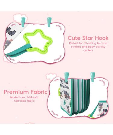 Soft Cloth Baby Photo Album - Personalized Newborn Memory Book | Green Baby Shower Gift - Buy Online on GoSupps.com