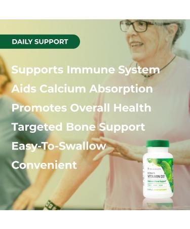 Youngevity Ultimate Vitamin D3 5000 IU with K2 High-Potency Vitamin D3 Vitamin K2 and Calcium Supplement for Immune Support Bone Density and Heart Health 60 Capsules - Buy Online on GoSupps.com