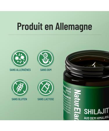 Shilajit Pure Himalaya - 75% d'acide fulvique hautement dos - 35g avec acide humique naturel et min raux approvisionnement pour 70 jours v g talien et sans additifs produit en Allemagne - Buy Online on GoSupps.com