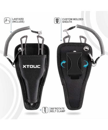 XTOUC Titanium Saltwater Fishing Pliers - Quick Hook Removal Tool & Split Ring Equipment for Tackle Kit - Perfect Fishing Gear Gift - Buy Online on GoSupps.com