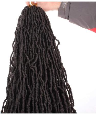 Xtrend 5 Packs 36 Inch Nu Faux Locs Crochet Hair Long Dark Brown Pre looped Gypsy Locs Crochet Hair Synthetic Goddess Faux Locs Braids Hair Natural Wavy Dreadlock Braids Hair Extensions 4# 36 Inch (Pack of 5) 4# - Buy Online on GoSupps.com