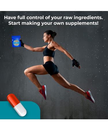 100 Count Size 00 Clear Empty Vegan Capsules - DIY Vegetable Capsule Filling - Kosher and Halal Certified - Non-GMO - 100 Servings - Buy Online on GoSupps.com