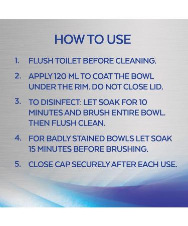 Lysol Toilet Bowl Cleaner Power For Cleaning and Disinfecting Stain Removal 10x cleaning actions 710ml 710 ml (Pack of 1) Power Cleaner - Buy Online on GoSupps.com
