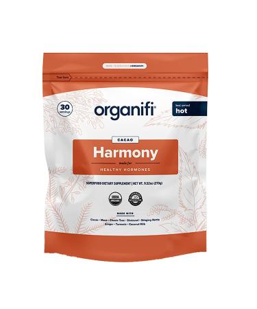 Organifi Harmony - Womens Organic Cacao Superfood Powder Drink Mix for Hormone Balance, PMS Relief, Menstrual and Energy Support - Vegan, Gluten-Free Balancing Herbal Tea Alternative