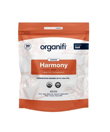 Organifi Harmony - Womens Organic Cacao Superfood Powder Drink Mix for Hormone Balance, PMS Relief, Menstrual and Energy Support - Vegan, Gluten-Free Balancing Herbal Tea Alternative - Buy Online on GoSupps.com