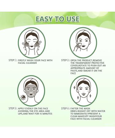 Oqewva Green Tea Mask Stick for Blackheads Removal | Moisturizing and Brightening Mask | Deep Cleanse for Skin | 2 Pack | Ideal Gift for Men and Women - Buy Online on GoSupps.com