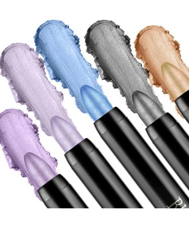Boobeen Waterproof Eyeshadow Pencil Crayon Stick - Shimmer Cream Pen for Glitter Eye Makeup (13) - Buy Online on GoSupps.com