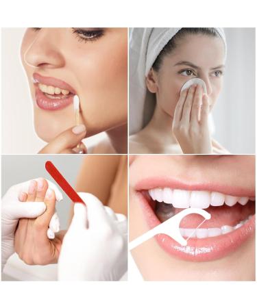Llhqamt Hotel Vanity Set - Individually Packaged Hotel Supplies with Cotton Pads Swabs Dental Floss & Nail File - 50 Pack for Guest Rooms - Buy Online on GoSupps.com