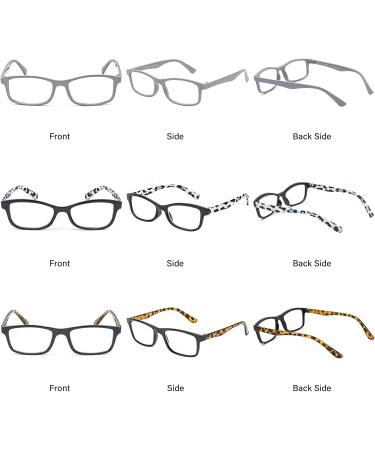 Bulk Assorted Fashion Pattern Reading Glasses for Women and Men - 8 Mix Color Options, 1.5 Diopters - Buy Online on GoSupps.com
