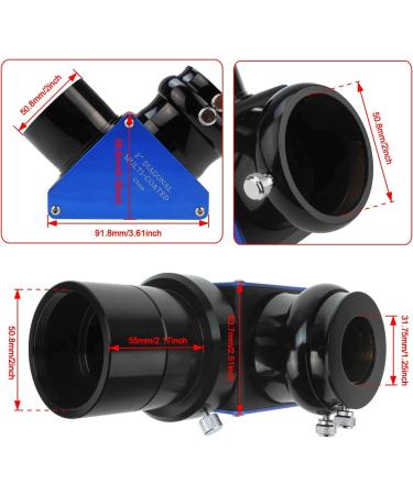Astromania 2 90-Degree 99% Enhanced Dielectric Diagonal Mirror - Brighter Image for Stellar Views - Buy Online on GoSupps.com