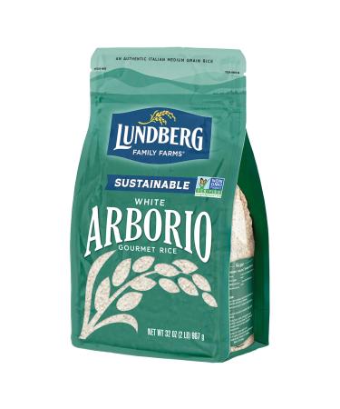 Lundberg Family Farms - White Arborio Rice, Rich Flavor, Creamy Texture, Perfect for Risotto, Rice Pudding & Soups, Pantry Staple, Sustainably Farmed, Gluten-Free, Non-GMO, Vegan, Kosher (32 oz)