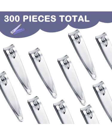 Hestya 300 Pcs Nail Clippers Bulk - Stainless Steel Nail & Toenail Cutters for Men & Women - Portable Durable Manicure & Pedicure Set - Buy Online on GoSupps.com