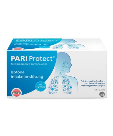 PARI ProtECT inhalation solution with Ectoin 10x2.5ml 150 ml solution PARI Protect inhalation solution 60 x 2.5 ml