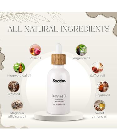 Feminine Oil for Sensitive Skin | Daily Care with Rose Jojoba & Sweet Almond - pH Wash for Women (50ml - Buy Online on GoSupps.com