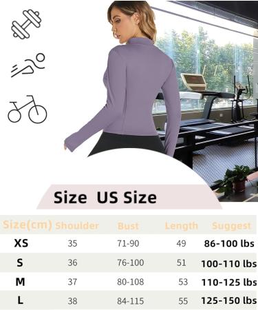 Aolpioon Purple Plush Women's Workout Jacket with Thumb Holes - Slim Fit Athletic Jacket for Yoga and Running - Buy Online on GoSupps.com