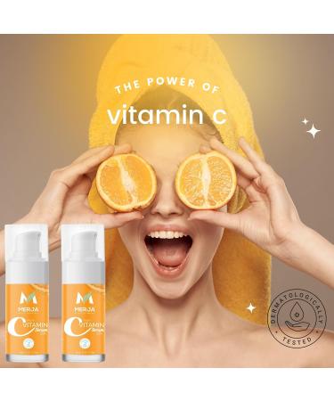 Merja Vegan Vitamin C Serum 25% Concentration 1.01 Fl Oz (Pack of 2) 2.02 Fl Oz (Pack of 1) - Buy Online on GoSupps.com