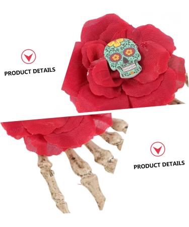FRCOLOR Girls Hair Accessories Hair Clips for Girls Decor Hair Jewelry Gothic Hair Accessories Girls Hair Clips Halloween Party Hair Clips Women Hairpins Women's Ornaments Plastic Prom - Buy Online on GoSupps.com