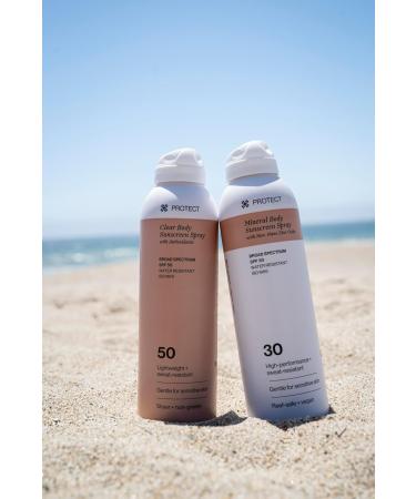 Dermasport SPF 50 Clear Body Sunscreen Spray with Antioxidants Fragrance-Free Paraben-Free Water & Sweat Resistant Broad Spectrum Sun Protection - Buy Online on GoSupps.com