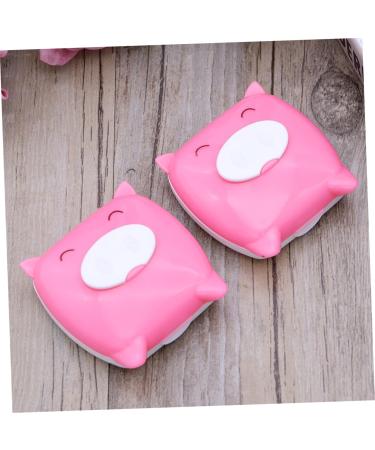 JECOMPRIS Cartoon Lens Box Set - 2 Portable Cute Contact Lens Storage Containers for Outdoor Activities - Buy Online on GoSupps.com
