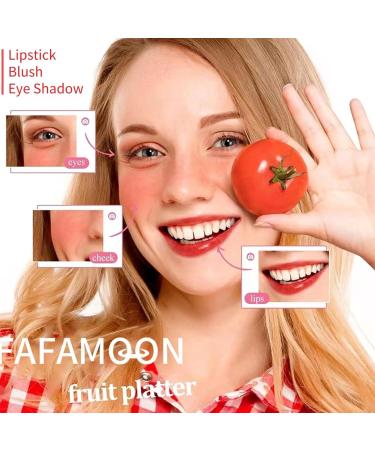Mini Lip Stain Waterproof Lip Tint 3 in 1 Lip and Cheek Tint Mini Liquid Lipstick Moisturizing and Hydrating for Cheeks and Eyes (Apple 7.1ml) - Buy Online on GoSupps.com