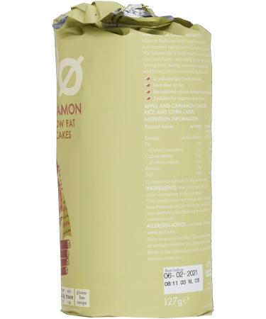 Kallo Apple & Cinnamon Wholegrain Rice & Corn Cakes 127g - Healthy Snack Option - Buy Online on GoSupps.com