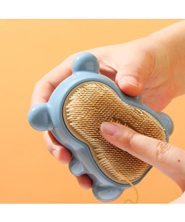 Bear Finger Nail Brush Cute Bear Hand Fingernail Brush Cleaner Creative Deep Clean Easy To Grasp Gentle Bristles Kids Nail Brush For Men Toes Blue - Buy Online on GoSupps.com