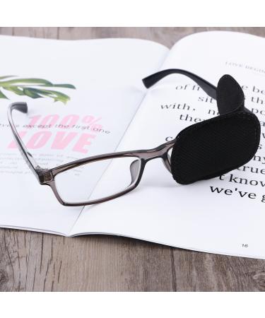 Frcolor 12pcs Kids Eye Patches - Black Glasses for Strabismus & Lazy Eye Treatment | International Shipping - Buy Online on GoSupps.com