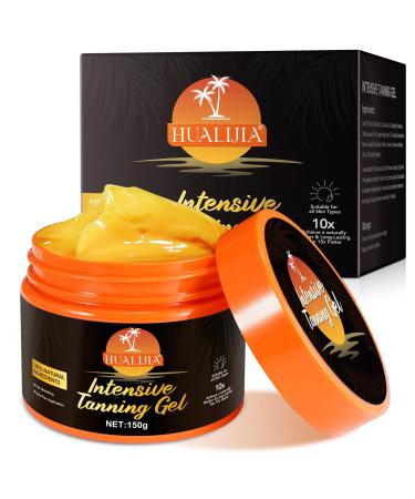 Intensive Tanning Gel Tanning Accelerator Cream Self Tanner Oil Achieve A Natural Fast tanning Sunbed Tanning Accelerator Sunscreen without SPF 150g