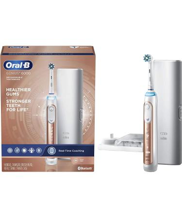 Oral-B Pro 6000 Smart Series Electric Toothbrush, Rose Gold