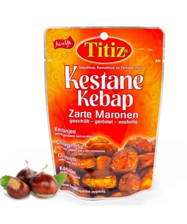 Titiz 18x125g Super Value Pack - Cooked Ready to Eat Tender Sweet Chestnuts | Vegan Unsweetened Gluten-Free - Buy Online on GoSupps.com