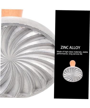 Ciieeo 3pcs Biscuit Mold Round Crackers Chocolate Sugar Cookie Fondant Making Molds Cookie Embosser DIY Cookie Stamp Embossing Cookie for Baking Mooncake Tool Hamburger Zinc Alloy Butter - Buy Online on GoSupps.com