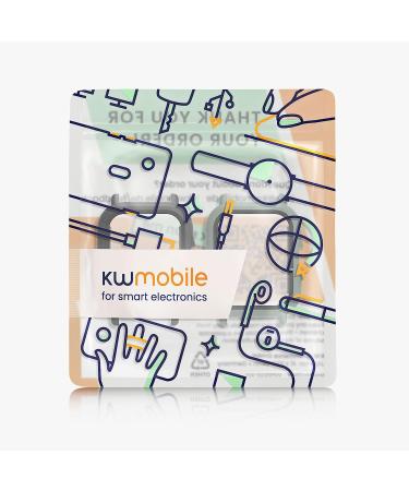 kwmobile 2-Pack Black/Green Cover for Huami Amazfit GTS 2 - Tempered Glass with Plastic Frame - Buy Online on GoSupps.com