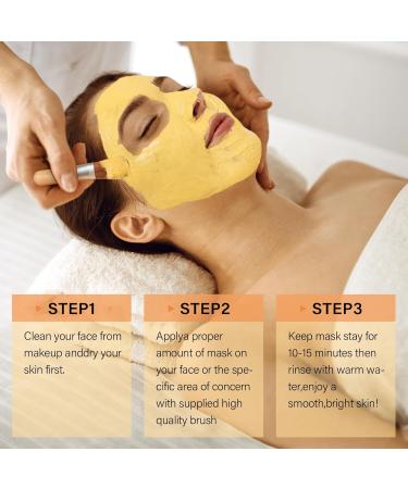 Turmeric Vitamin C Clay Mask - Deep Cleansing Facial Mask for Dark Spots Acne & Oily Skin - Refine Pores & Revitalize Dull Skin - Buy Online on GoSupps.com