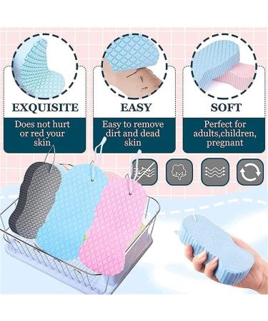 Superpeeler Dead Skin Remover Sponge - Fitmedify Body Bath Shower Brush (Grey) - Buy Online on GoSupps.com