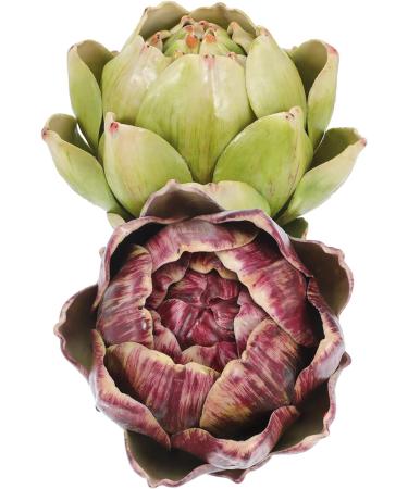 HOMSFOU 10 Pcs Artichoke Artificial Flower House Decorations for Home Plant Decor Household Decor Faux Artichokes Botanical Decor Home Decor Silk Flower Fake Vegetables Artificial Flowers - Buy Online on GoSupps.com