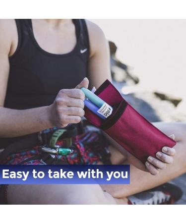 FRIO Duo Insulin Cooler Wallet - Keep Medication Cool for 45+ Hours - Ideal for Travel & Daily Use - Burgandy - Buy Online on GoSupps.com